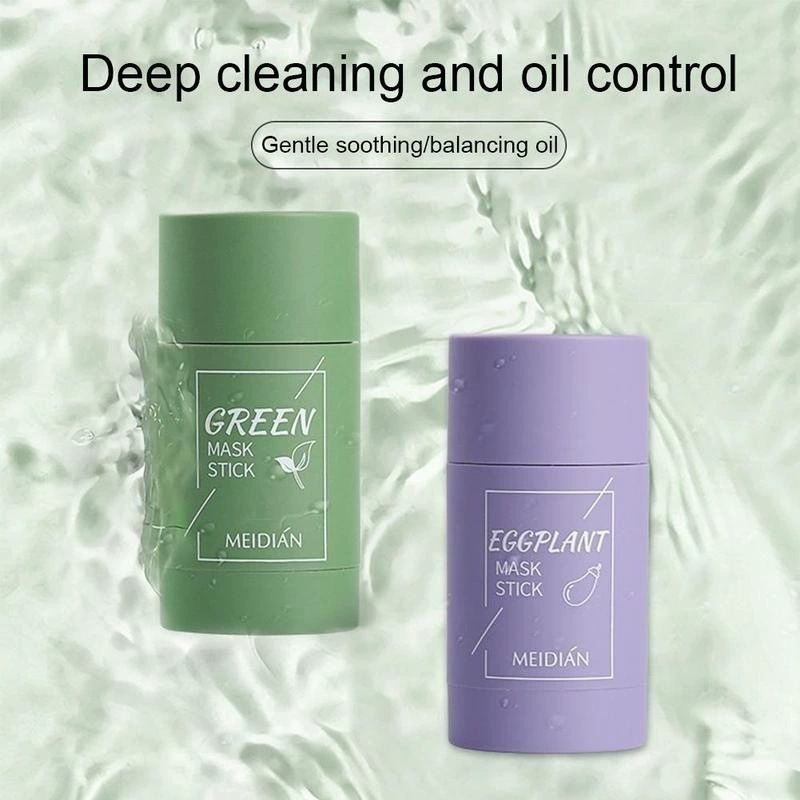 Solid Cleansing Mask Stick Series – Green Tea & Eggplant 1